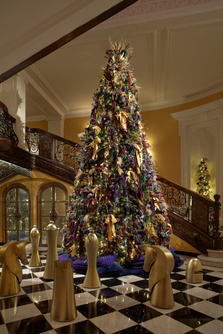 Claridge's Taps Burberry For Its Chicest Christmas Tree Yet