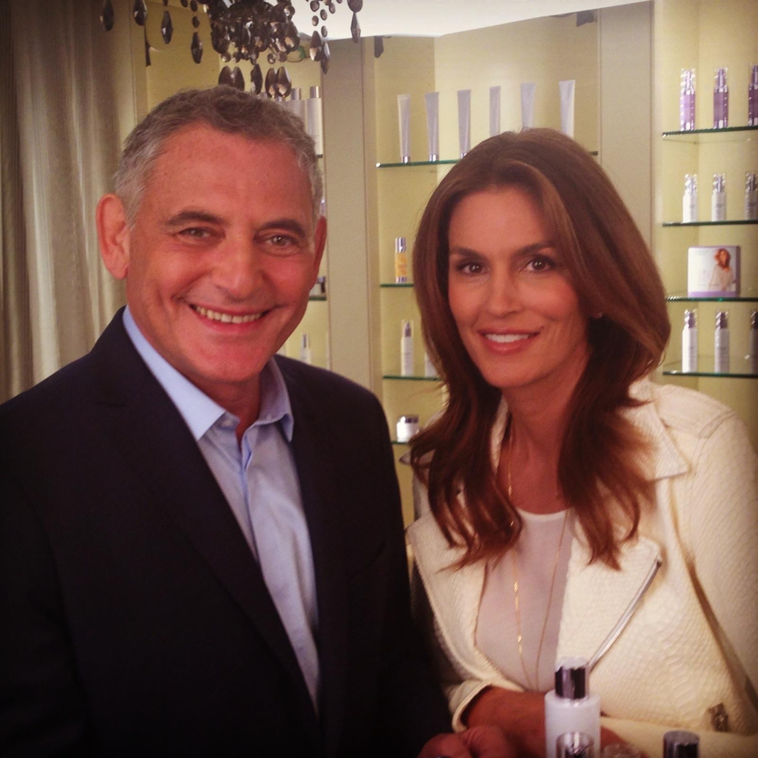 Dr Sebagh and Cindy Crawford MAIN