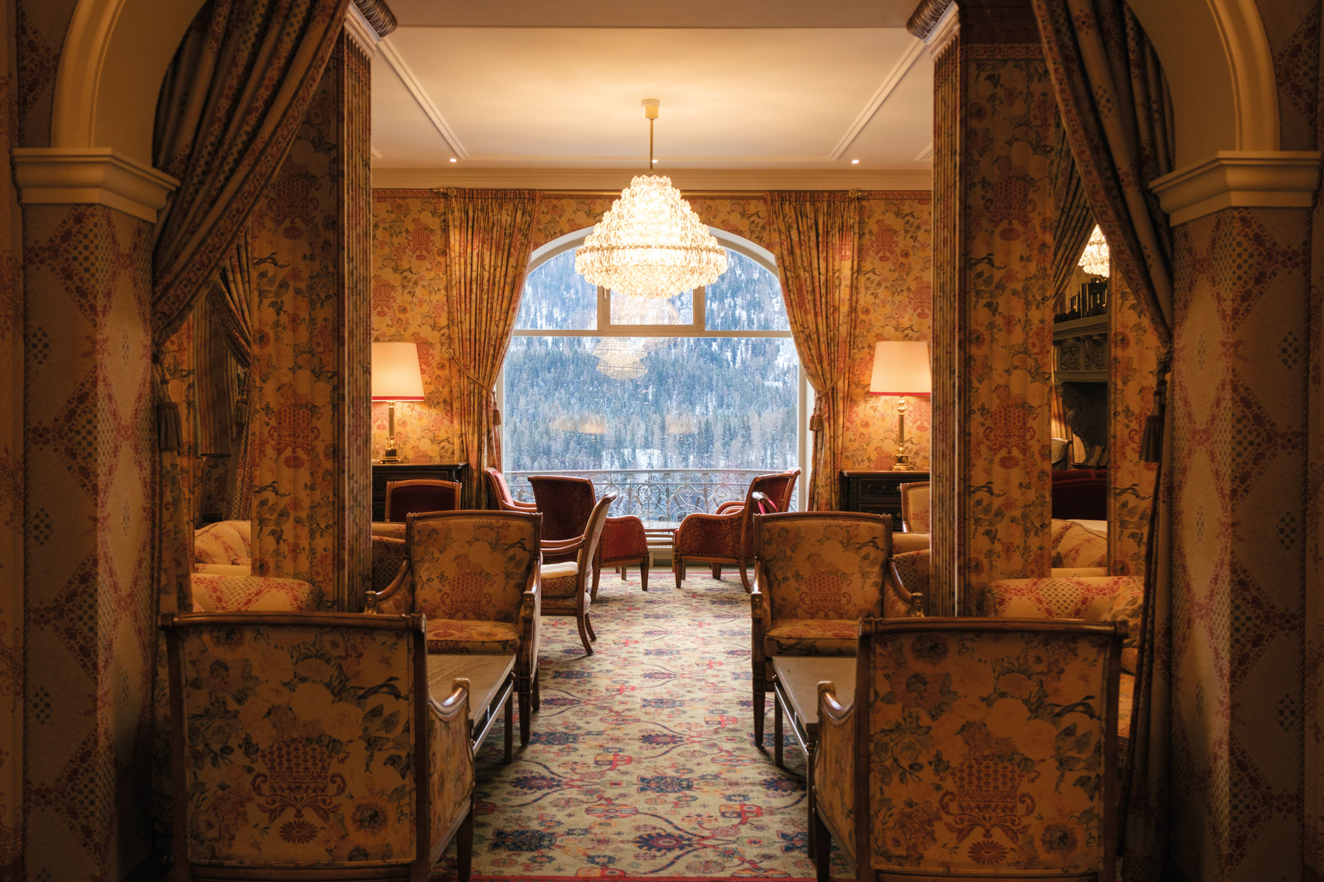 The Kulm hotel's lobby