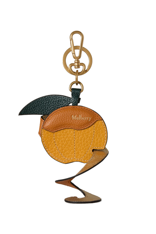 Peeling orange keyring