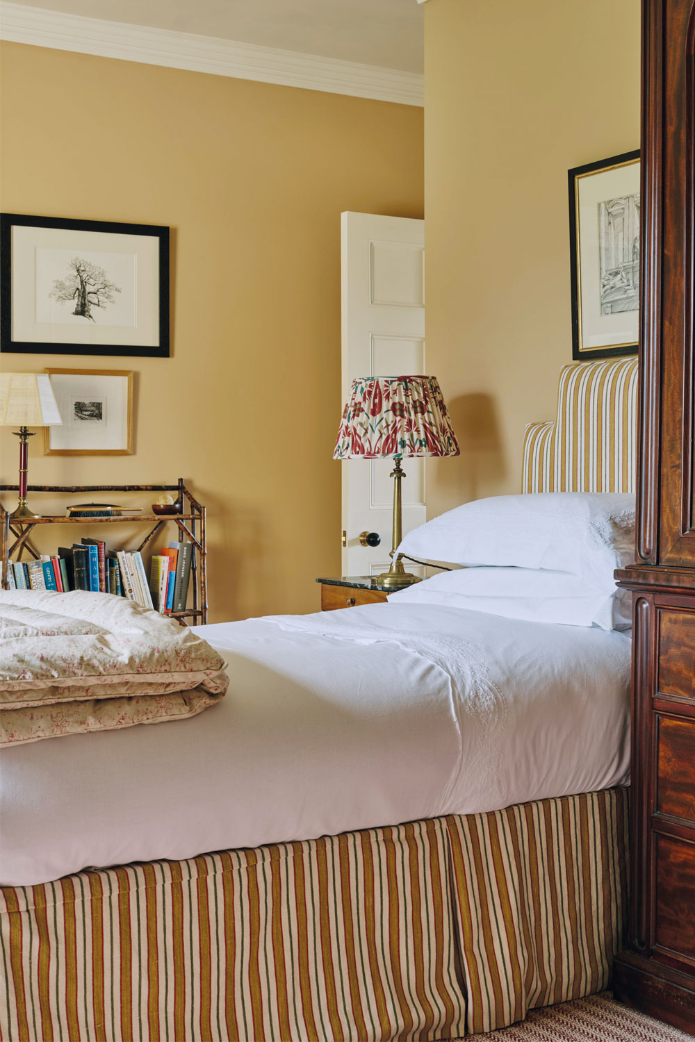 A guest bedroom designed by Octavia Dickinson