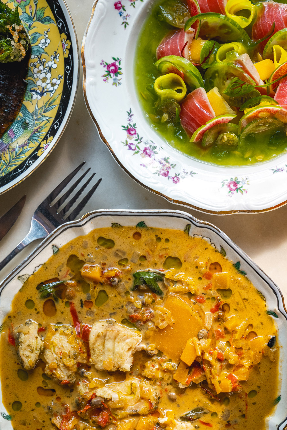 Food at Verde Mesa restaurant in Puerto Rico