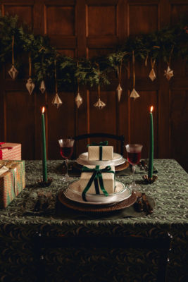 Table set for Christmas | Ralph Lauren interiors