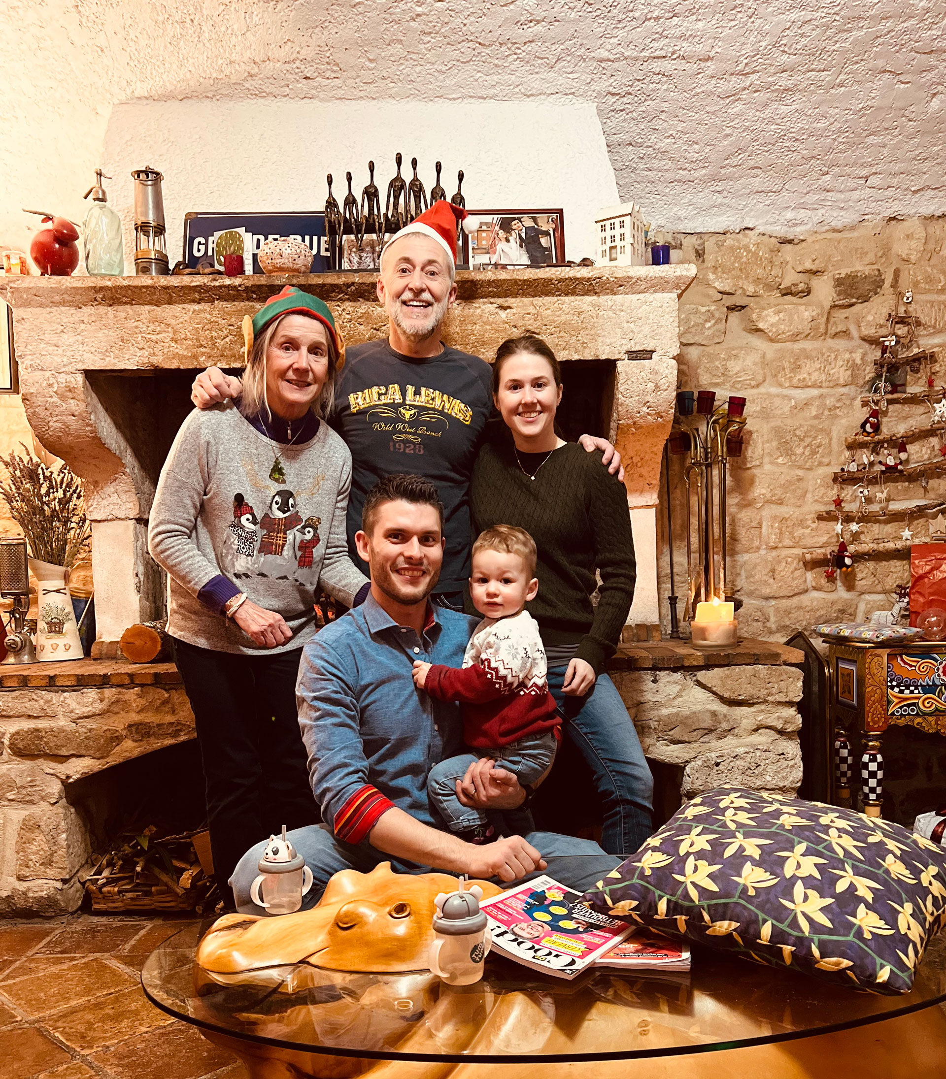 Three generations of the Roux family