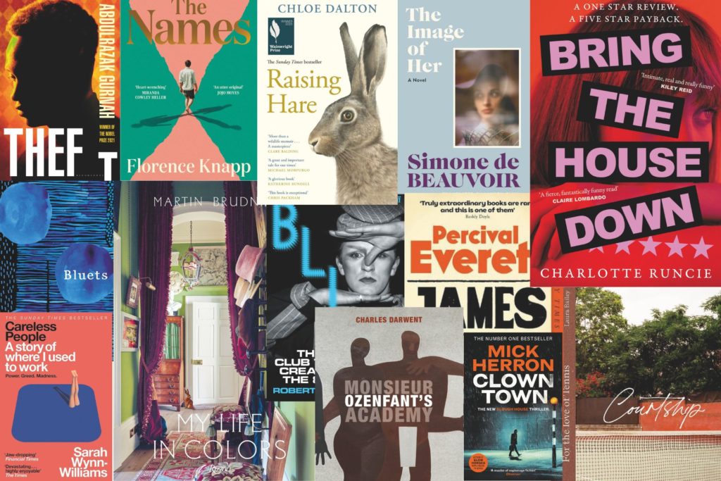 Composite of many different book covers from 2025