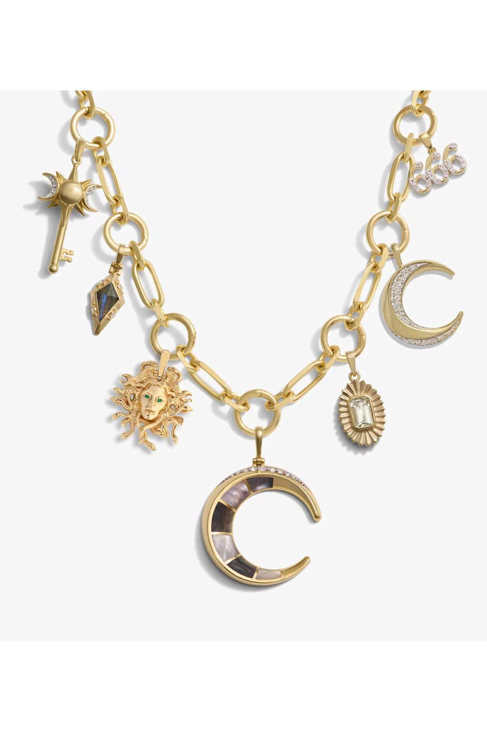 Awe Inspired Witch Statement Charm Necklace