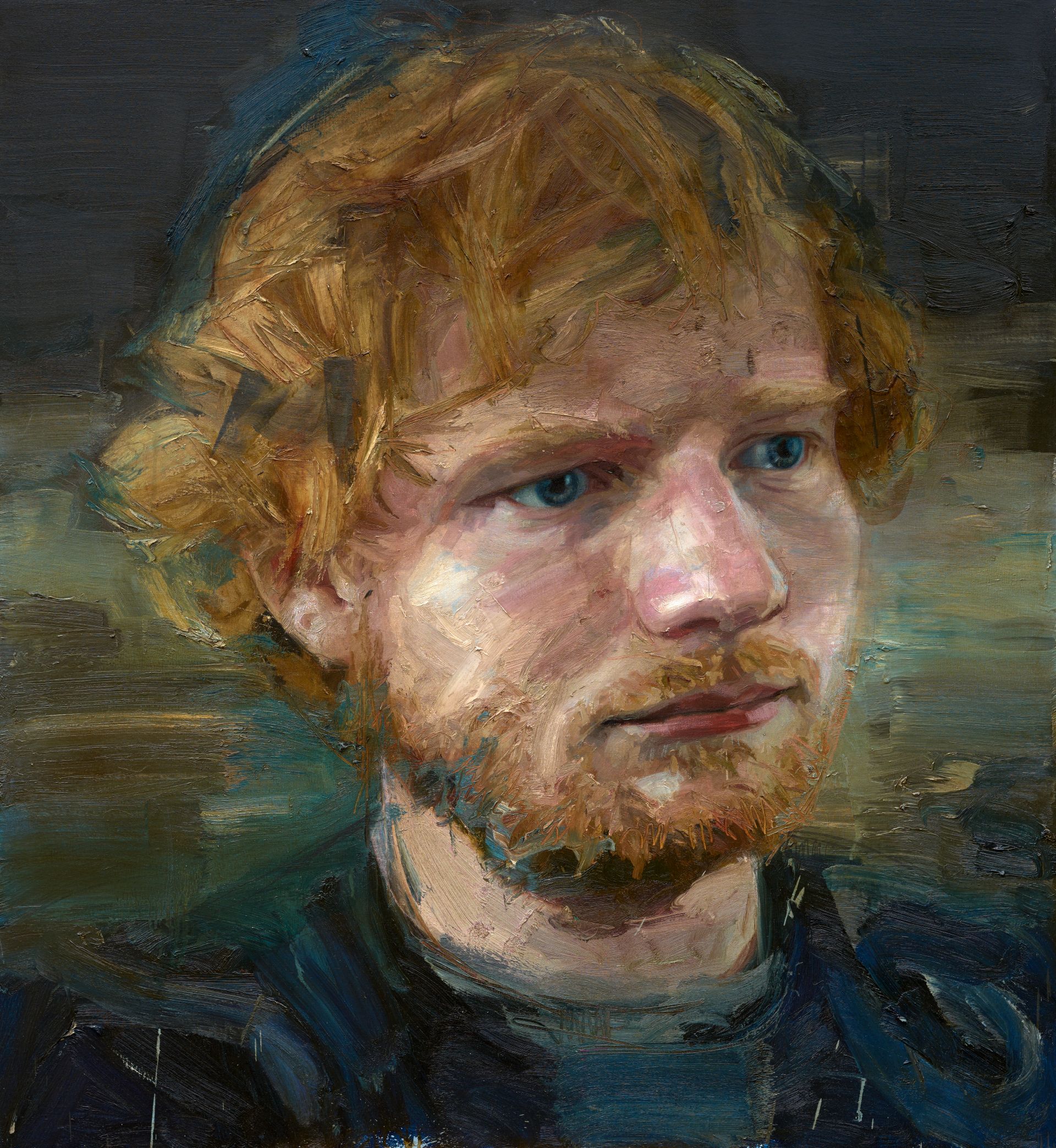 Ed Sheeran painted by Colin Davidson