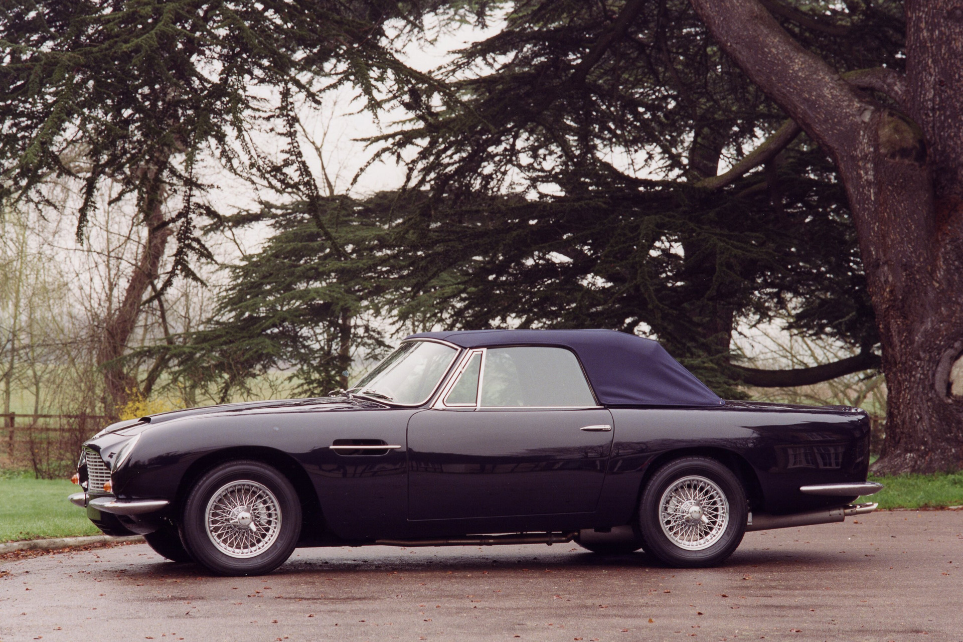 The old Aston Martin DB6