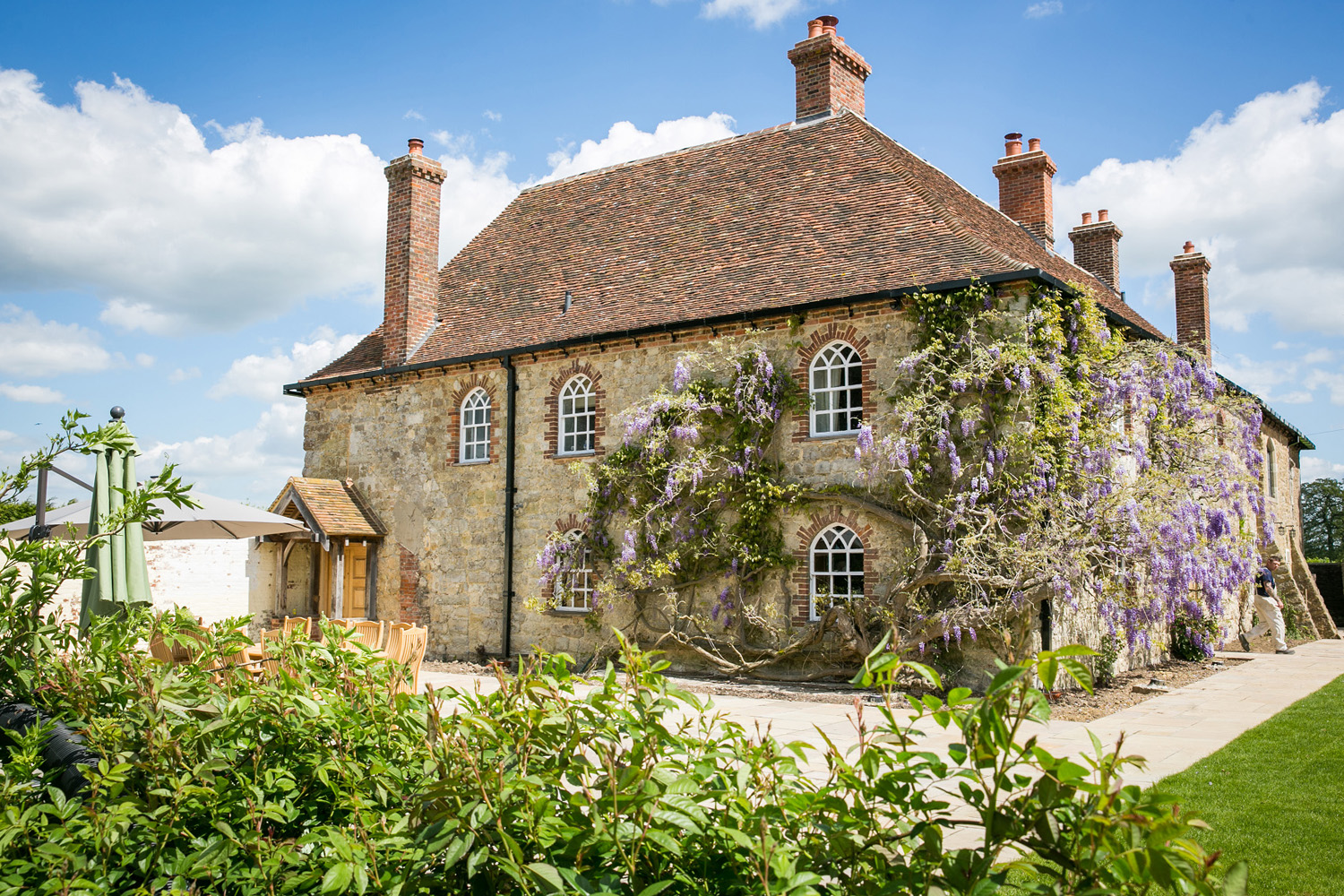 A cottage on the grounds of Leeds Castle