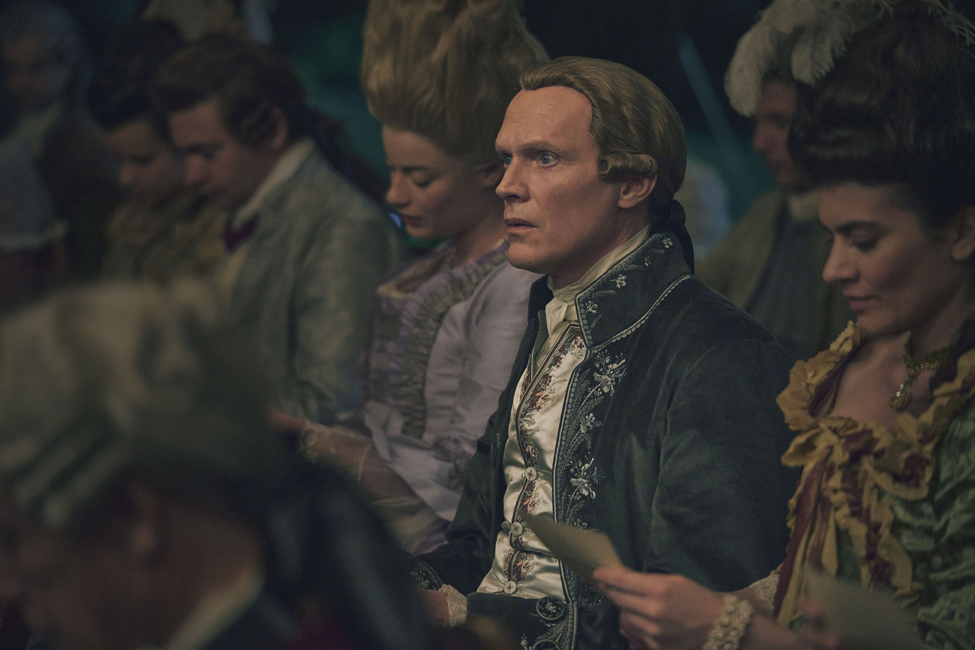 Paul Bettany as Antonio Salieri in Amadeus.