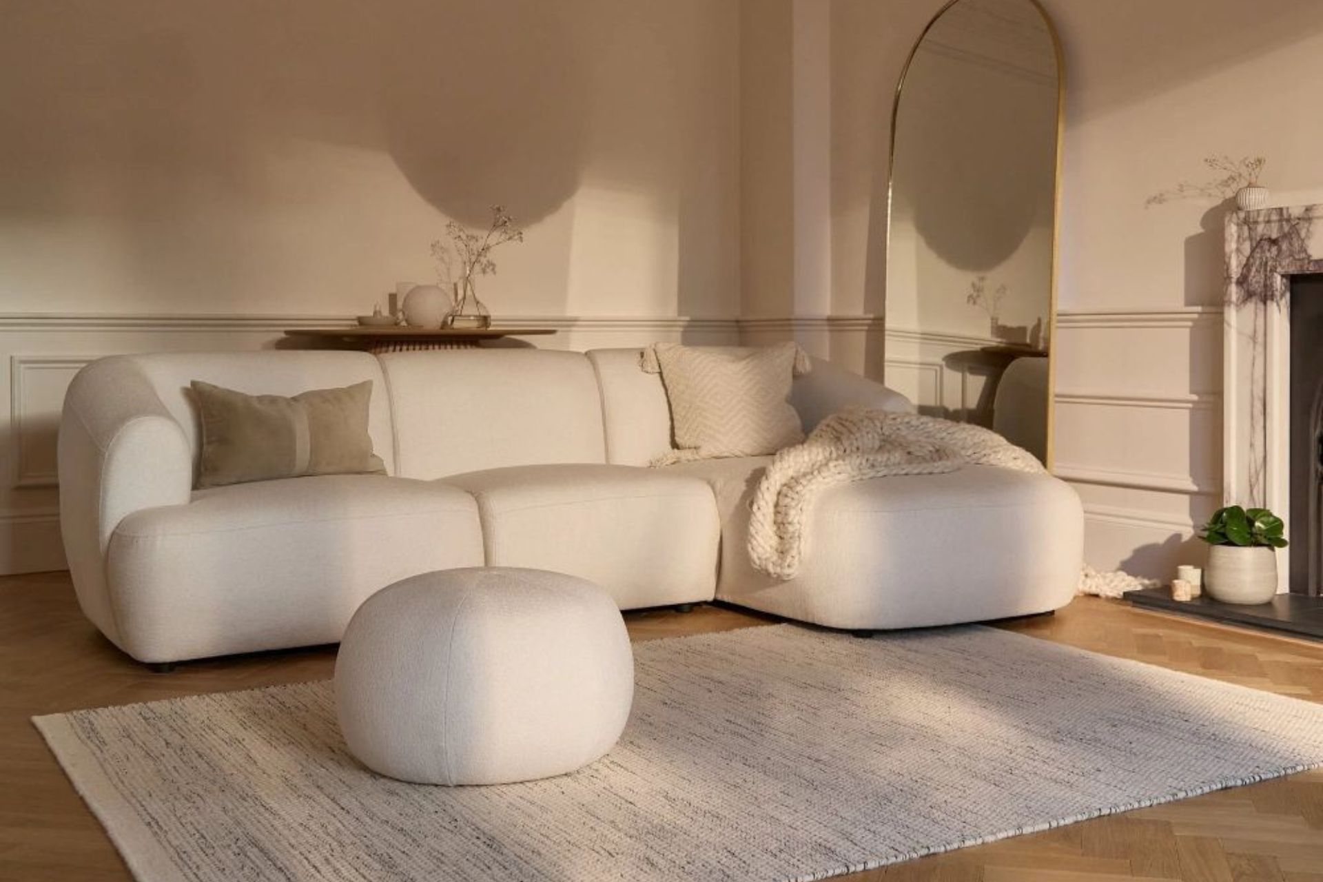 white sofa