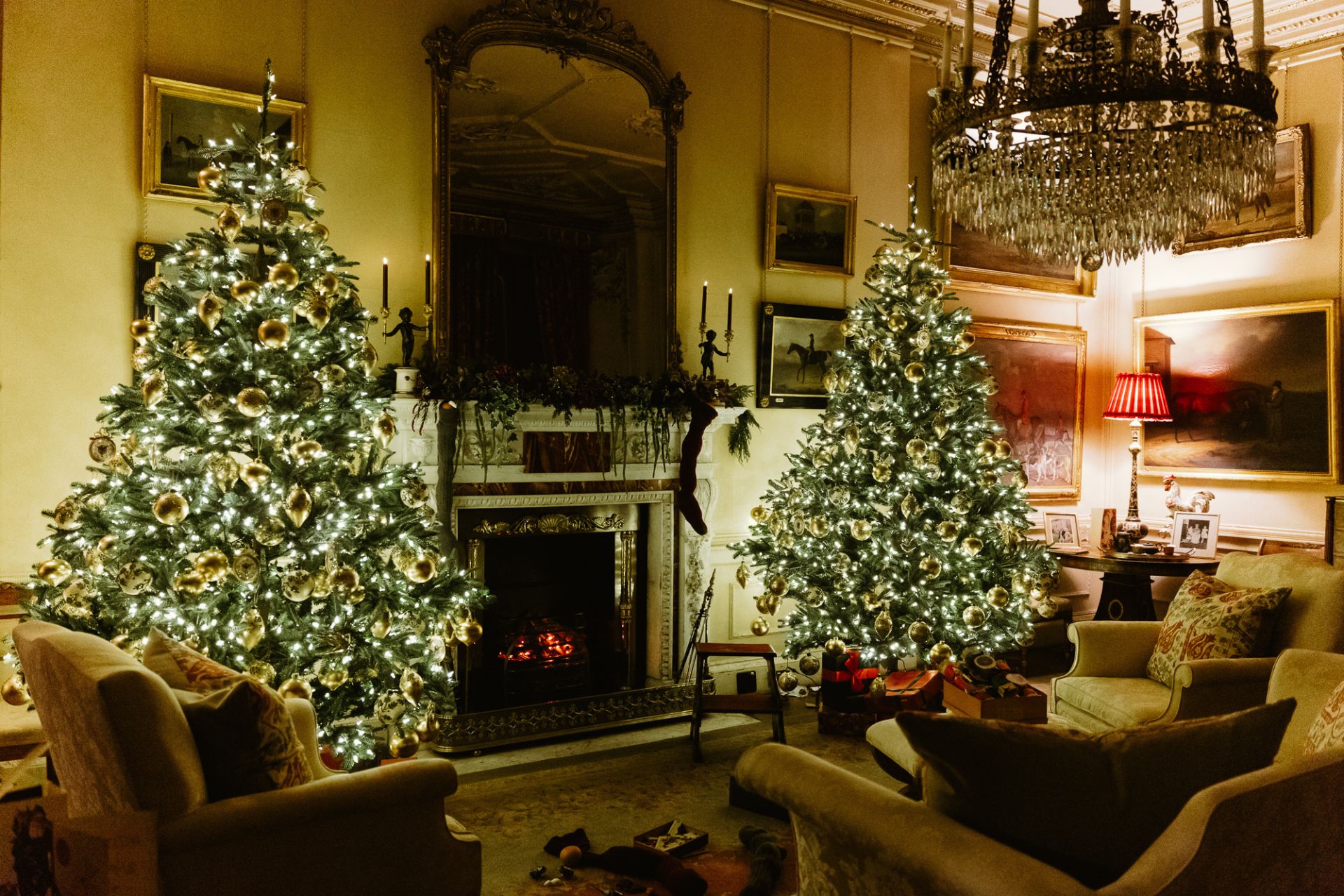 Raby Castle christmas decor