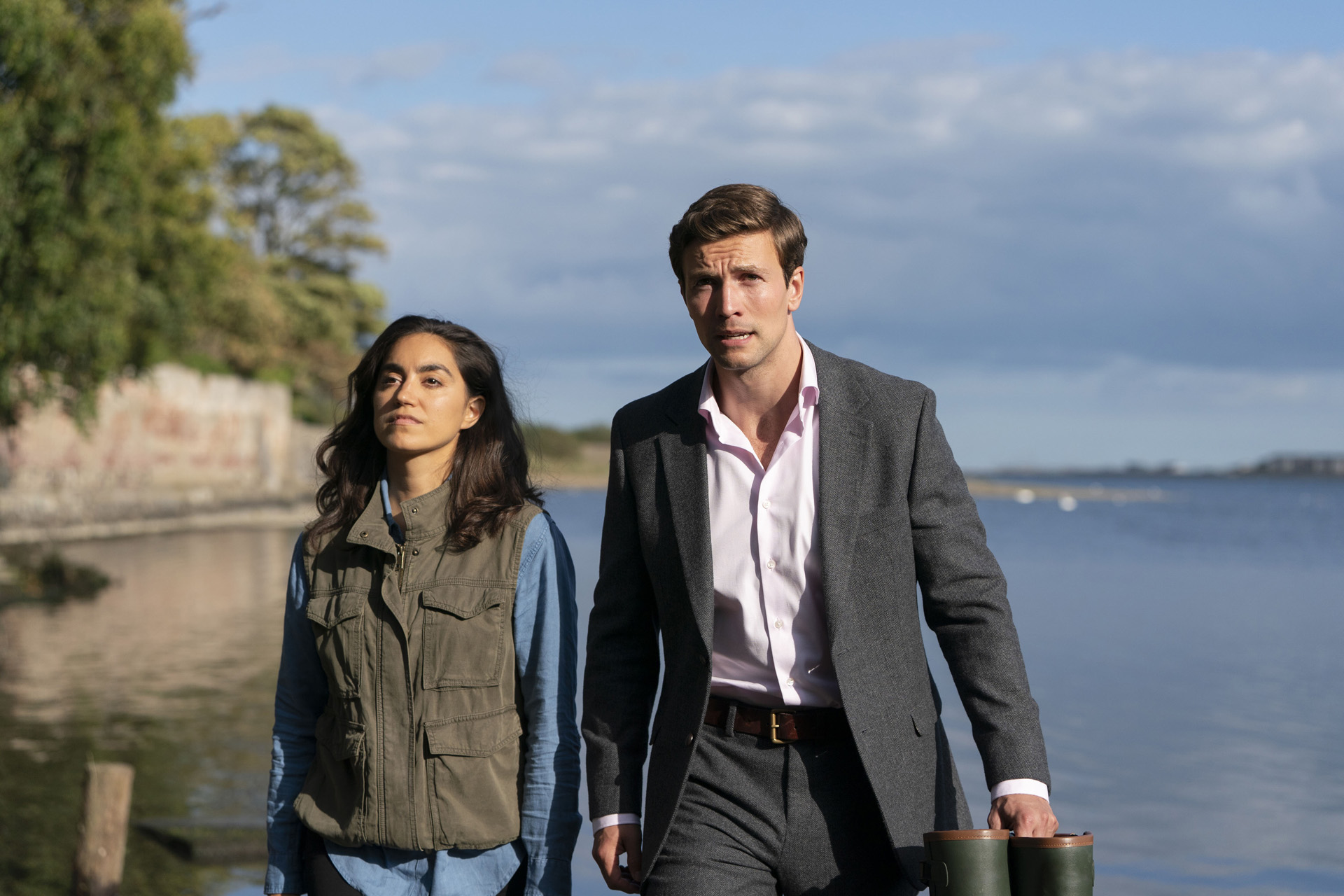 DI Thomas Lynley (LEO SUTER) & DS Barbara Havers (Sofia BARCLAY) in Lynley