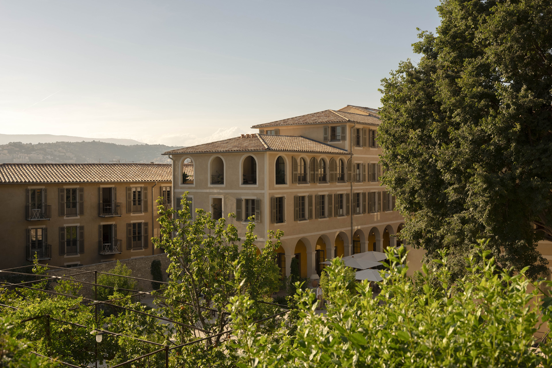 The exterior of Hotel Du Couvent, Nice