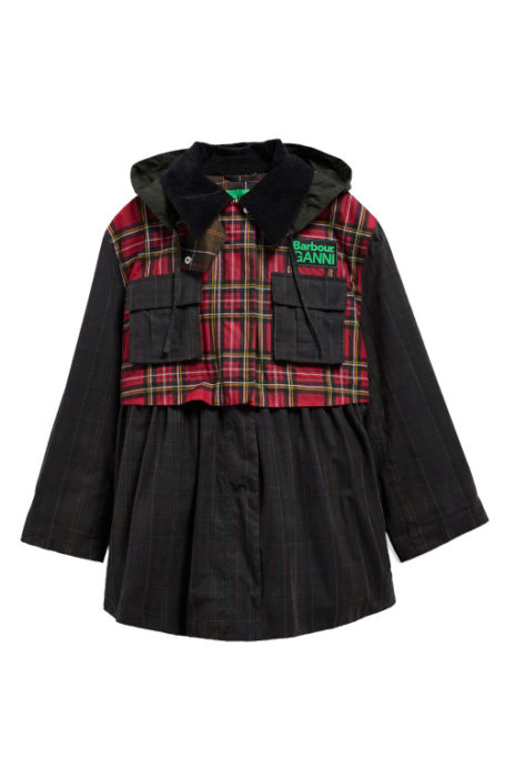 Tartan wax jacket