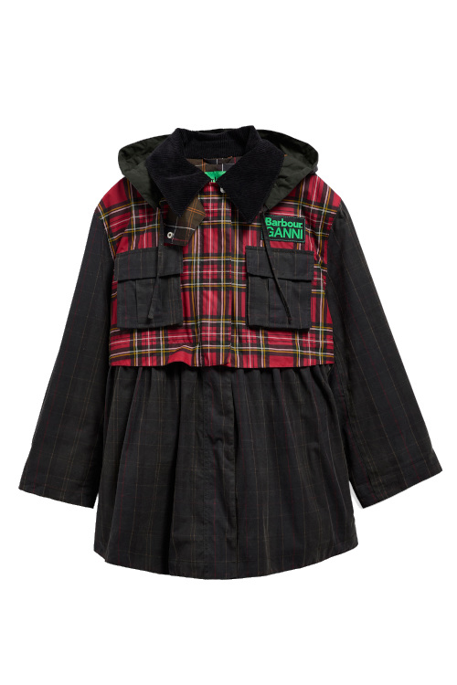 Tartan wax jacket
