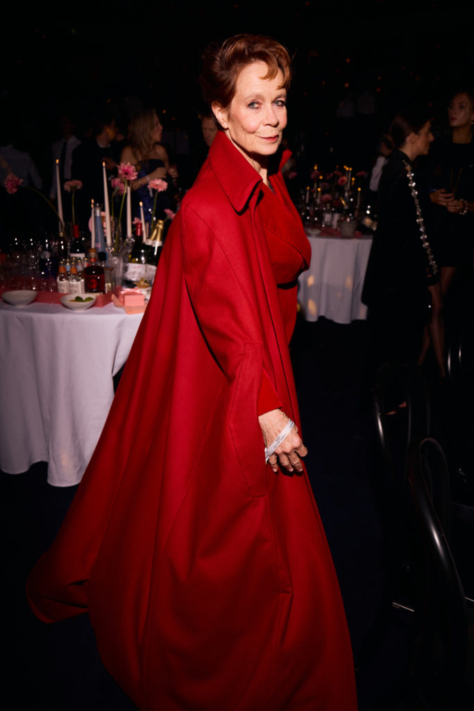 Celia Imrie Channels Queen Elizabeth II At The Fashion Awards