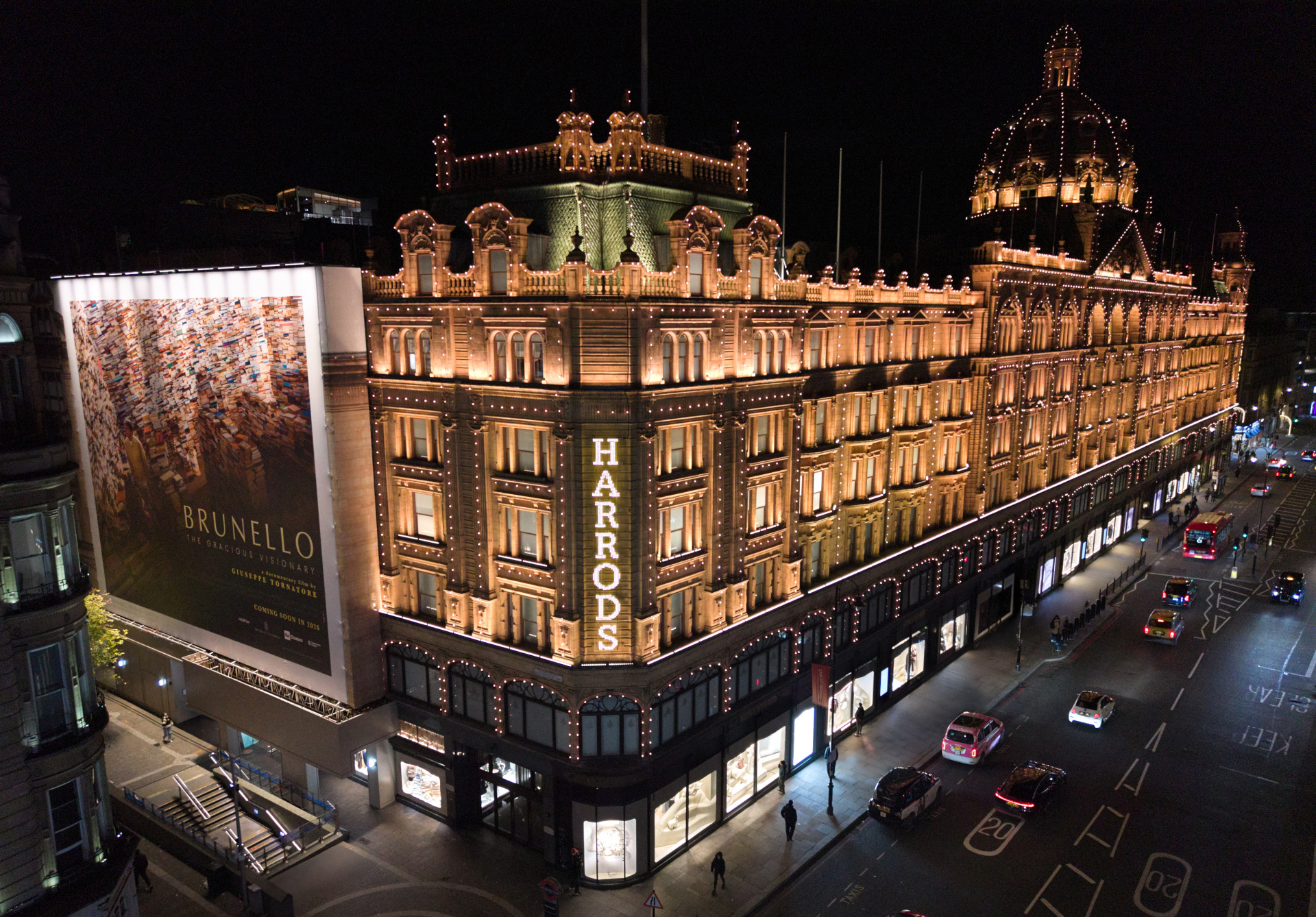 Harrods Christmas lights
