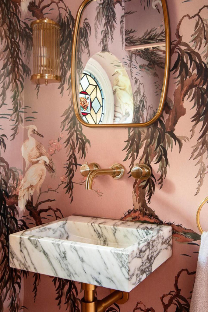 Pink bathroom