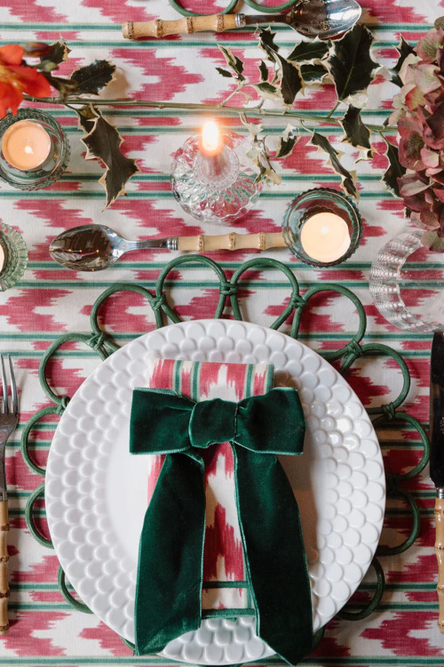 Festive table setting