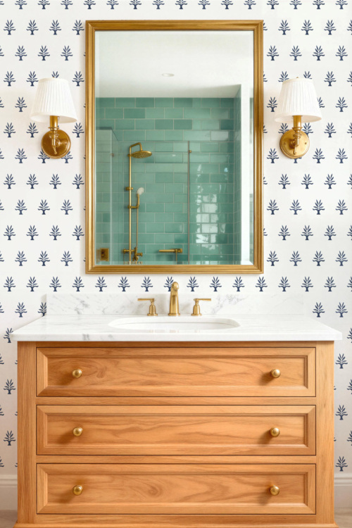 Bathroom cabinet with mirror