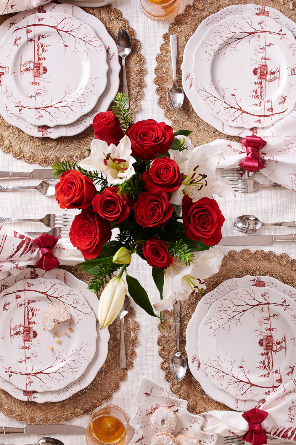 Christmas tablescape