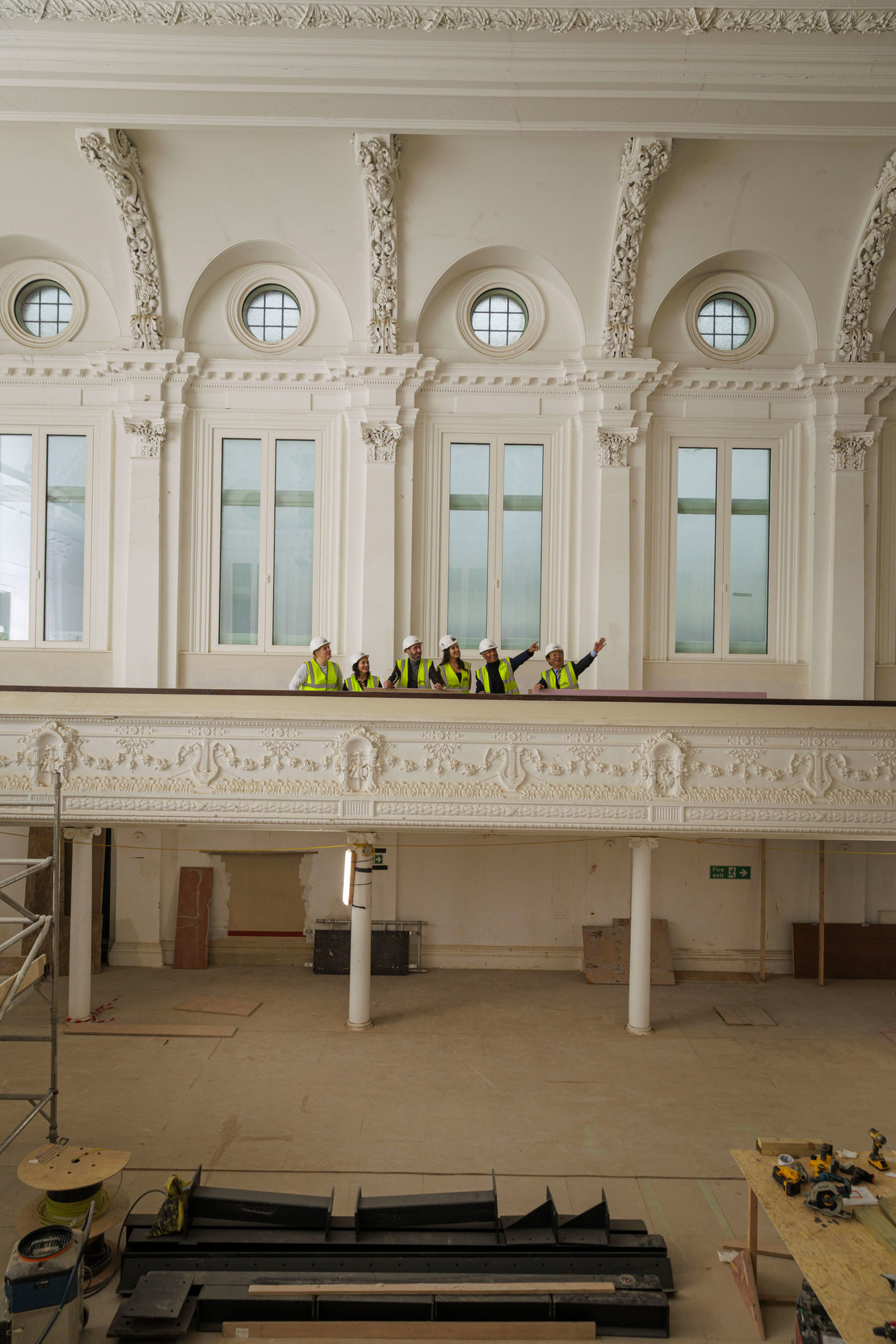 Pillar Hall in renovation