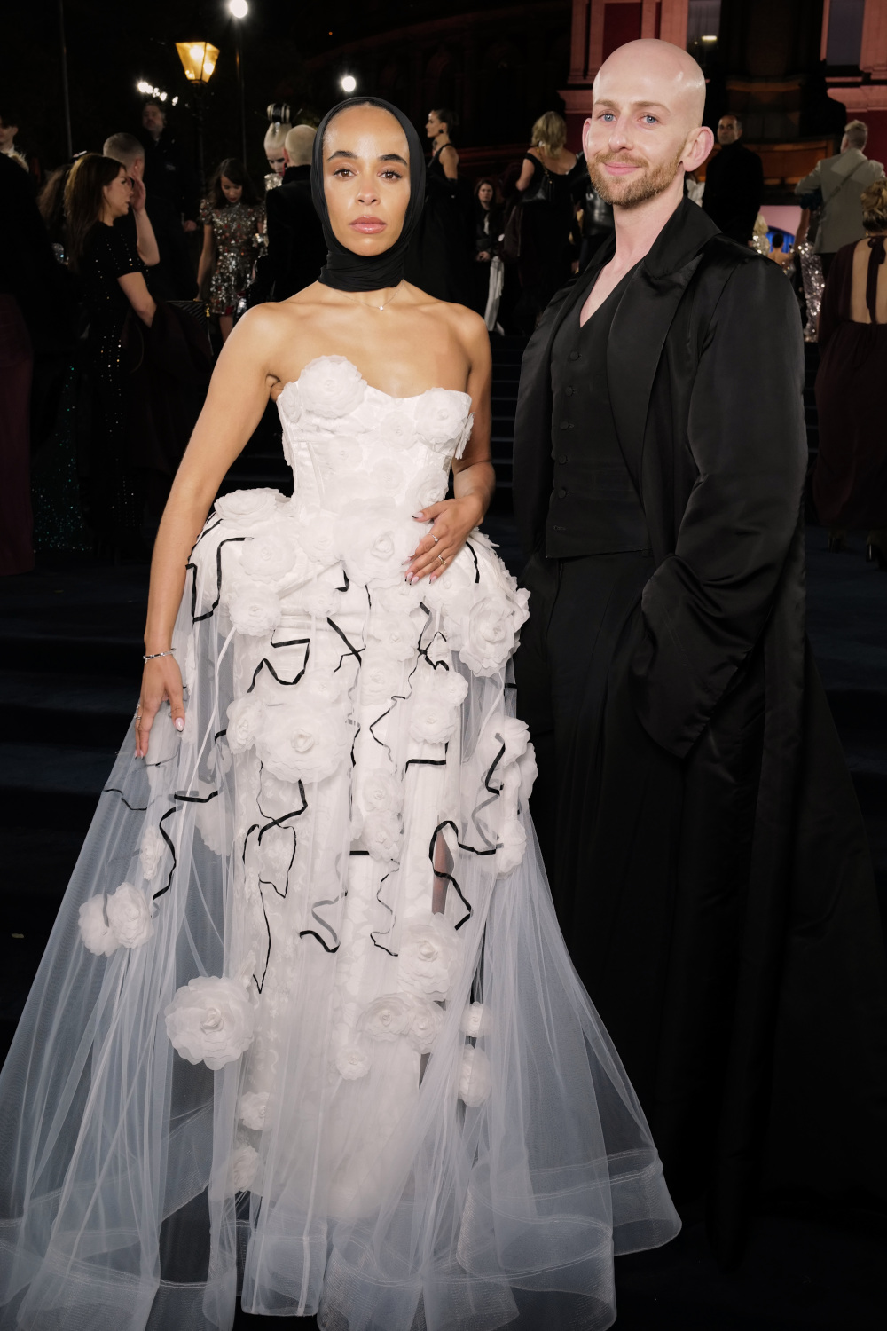 Patrick McDowell (right) at The Fashion Awards 2025 