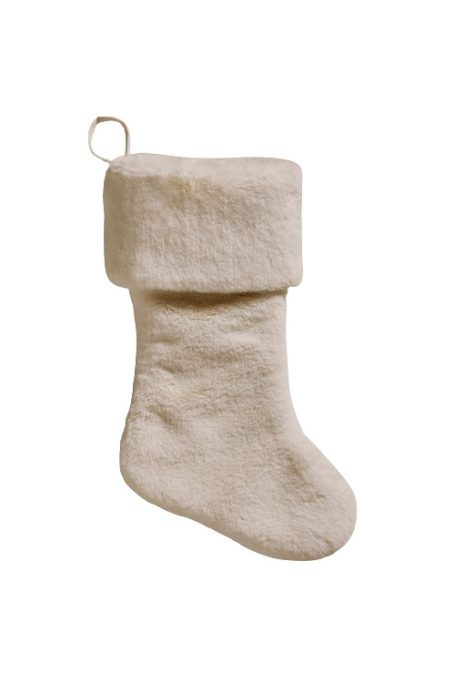 Faux fur stocking