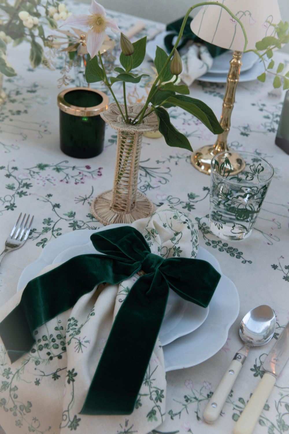 Christmas tablescape