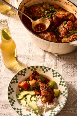 Chipotle chicken stew