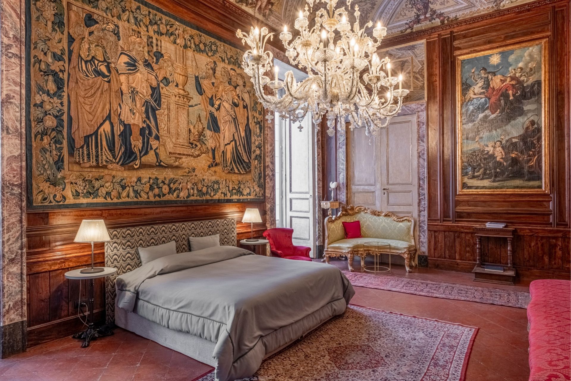 Palazzo Doria D'Angri bedroom