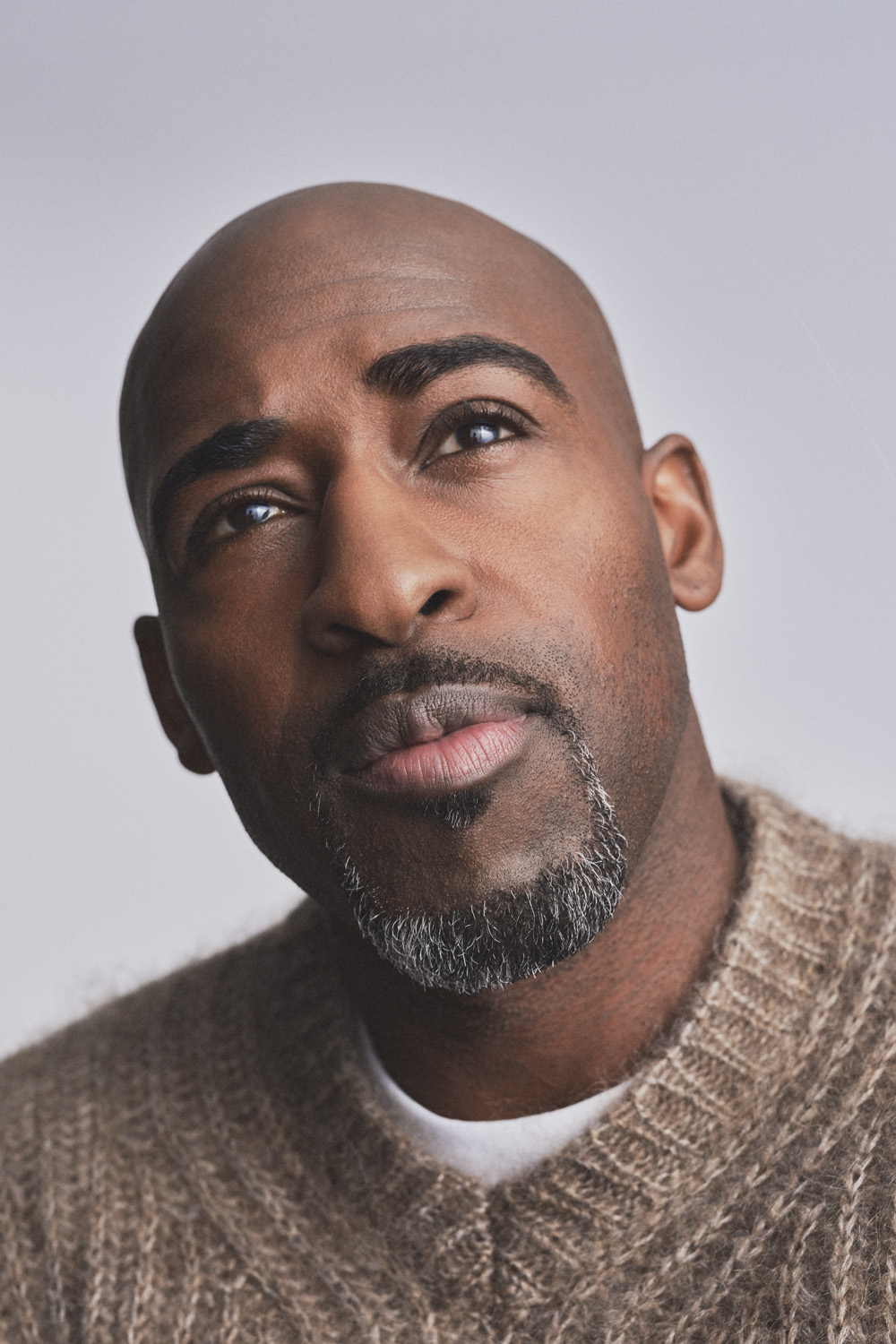 A close up shot of Daniel Francis