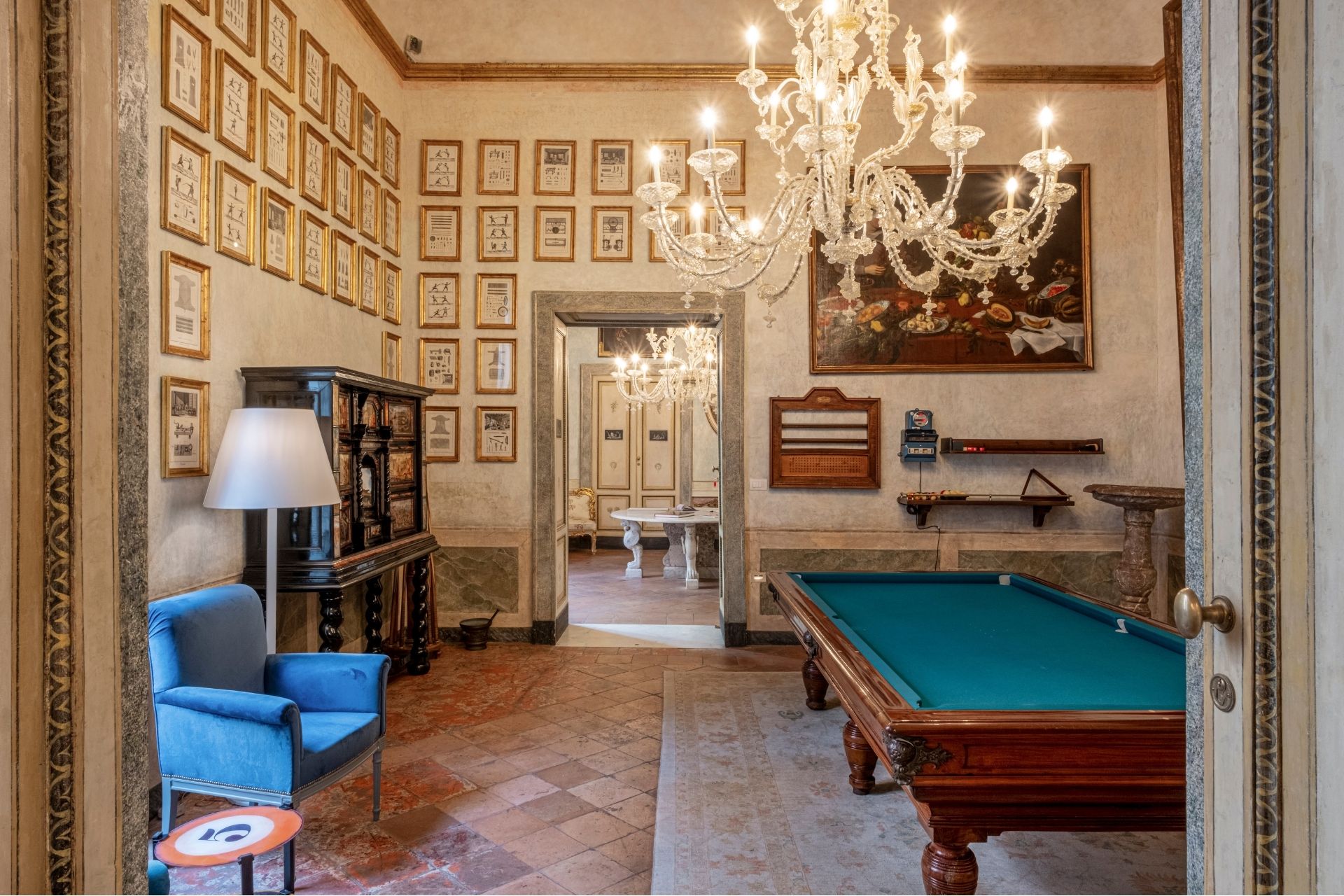 Palazzo Doria D'Angri billiard room