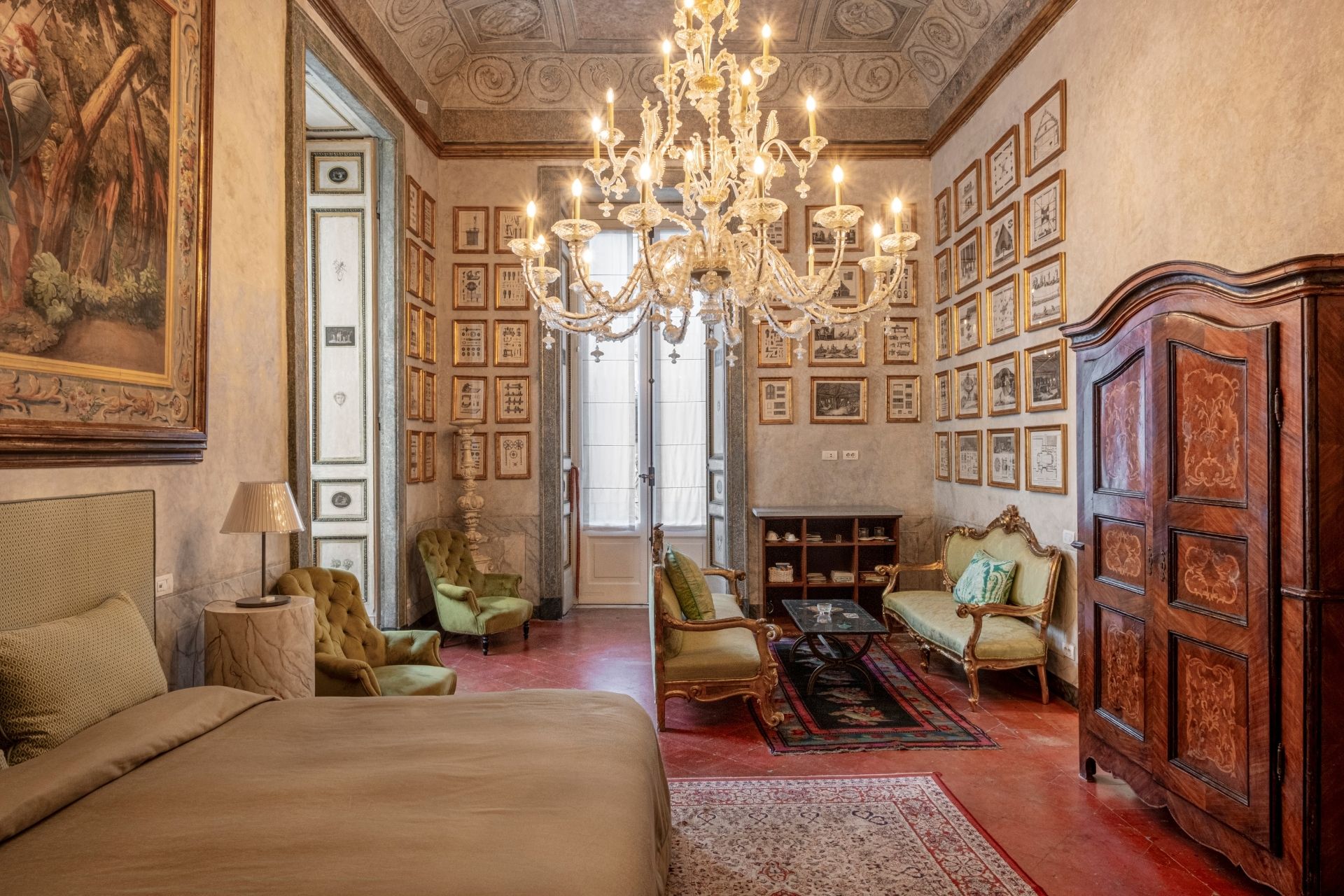 Palazzo Doria D'Angri bedroom