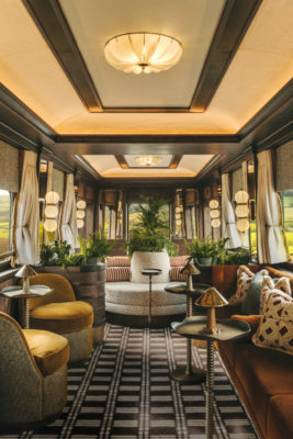 Train carriage in Belmond's Britannic Explorer