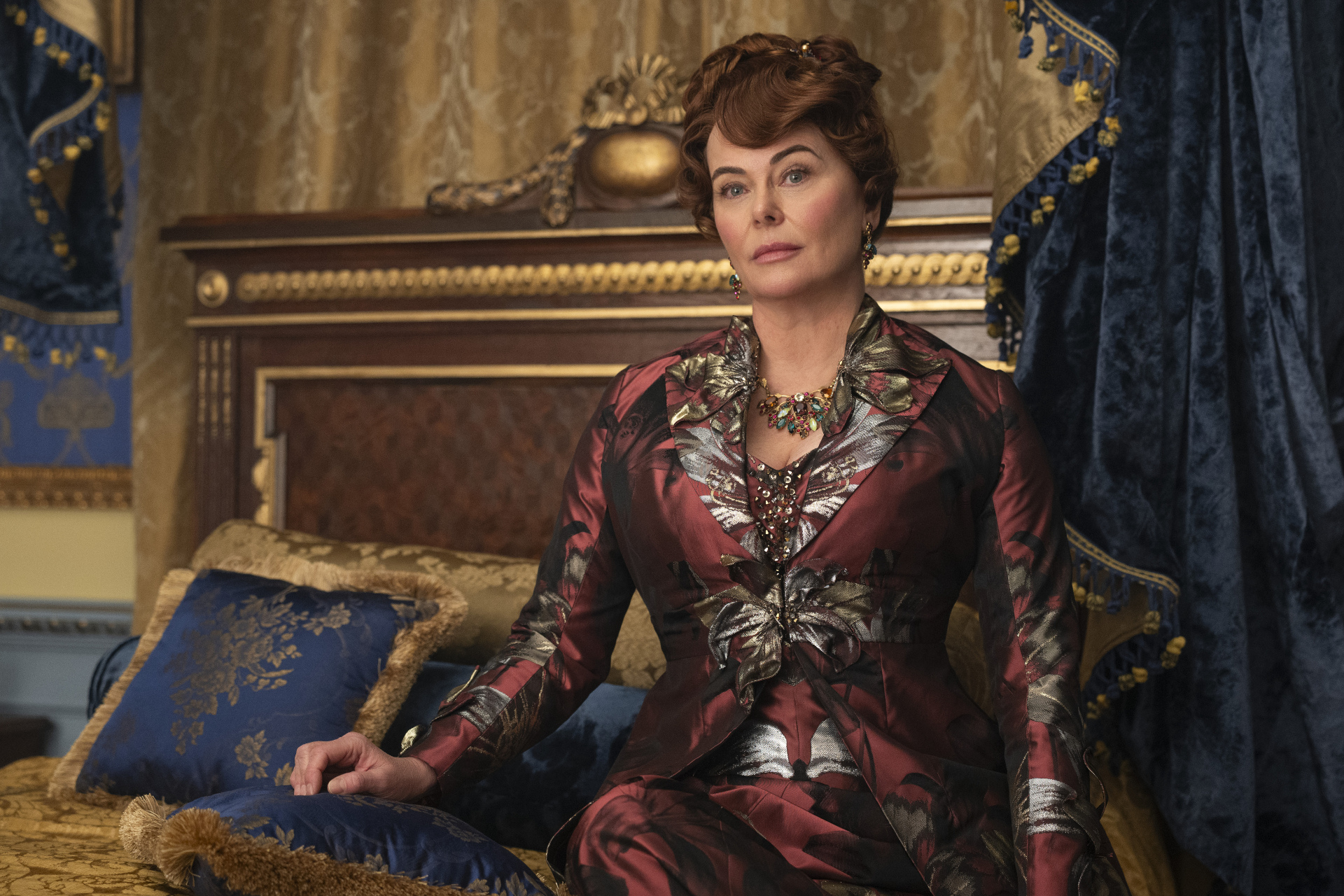 Polly Walker as Lady Featherington in Bridgerton season 4