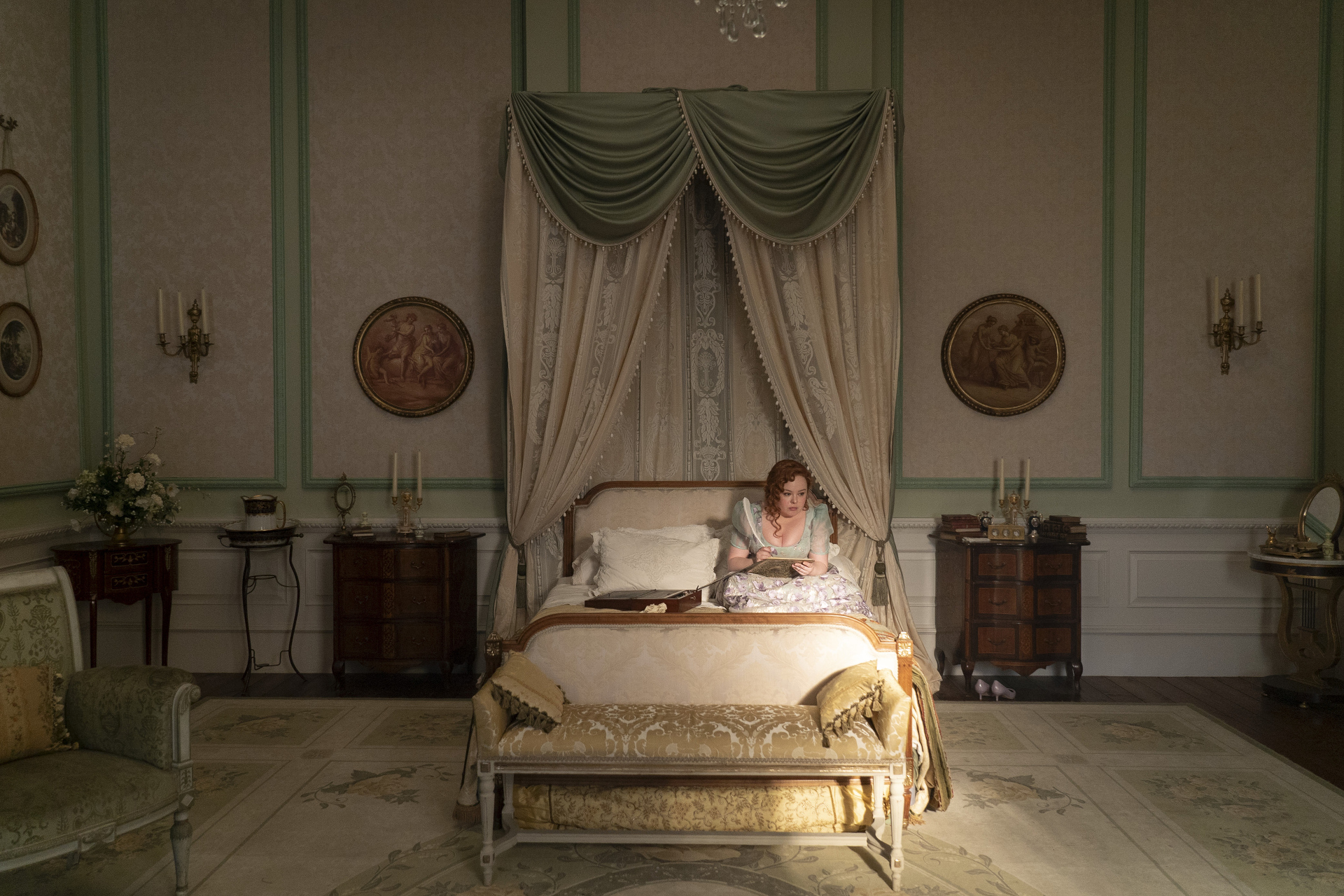 Nicola Coughlan in Bridgerton season 3