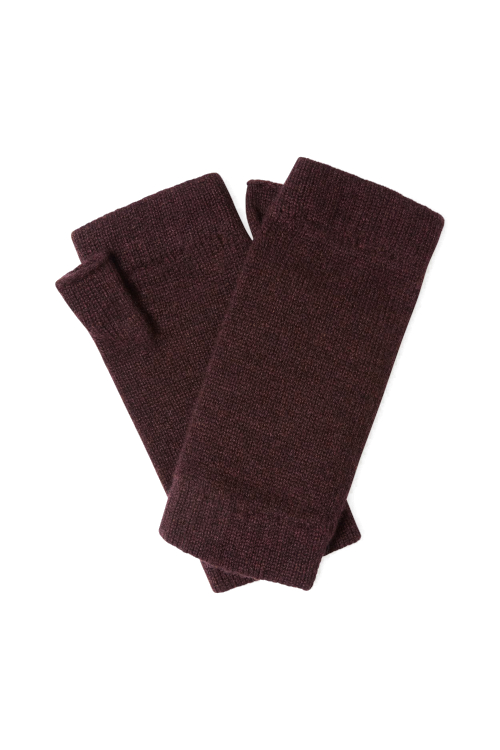 Brown wrist warmers