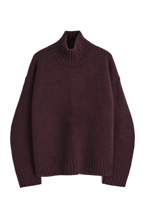 Burgundy jumper