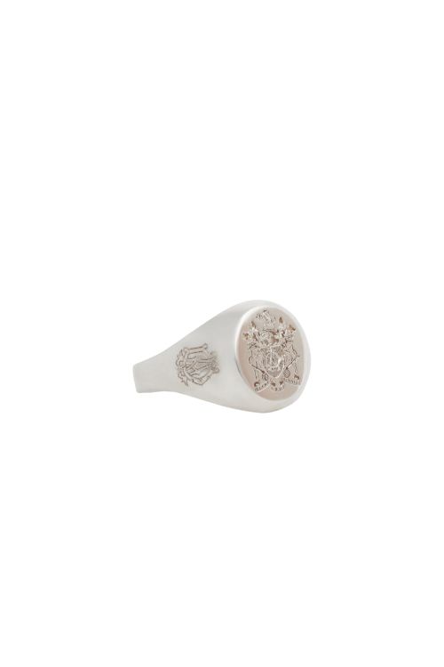 Silver signet ring