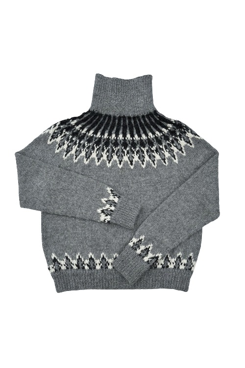 Grey fair isle jumper