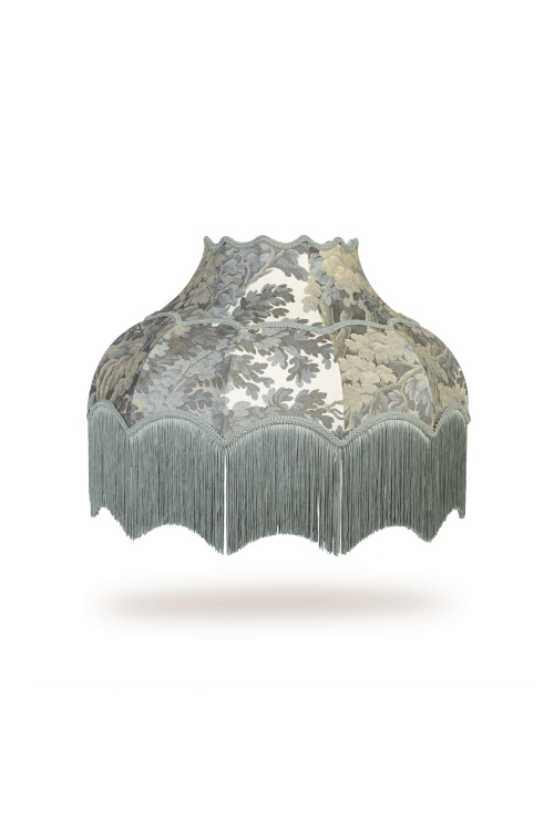 Silver-blue lampshade