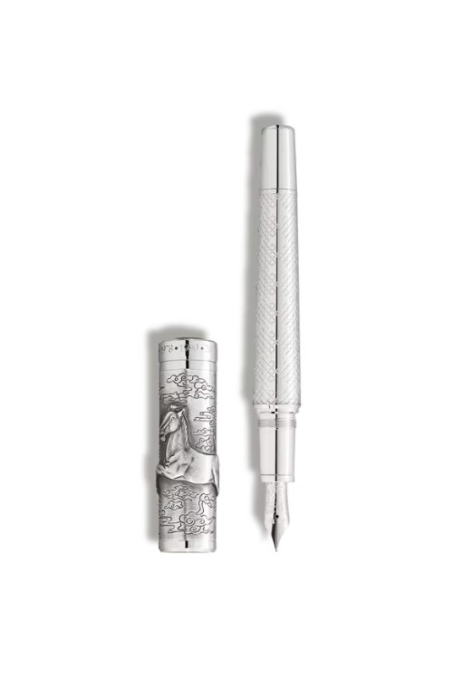 Silver horse pen