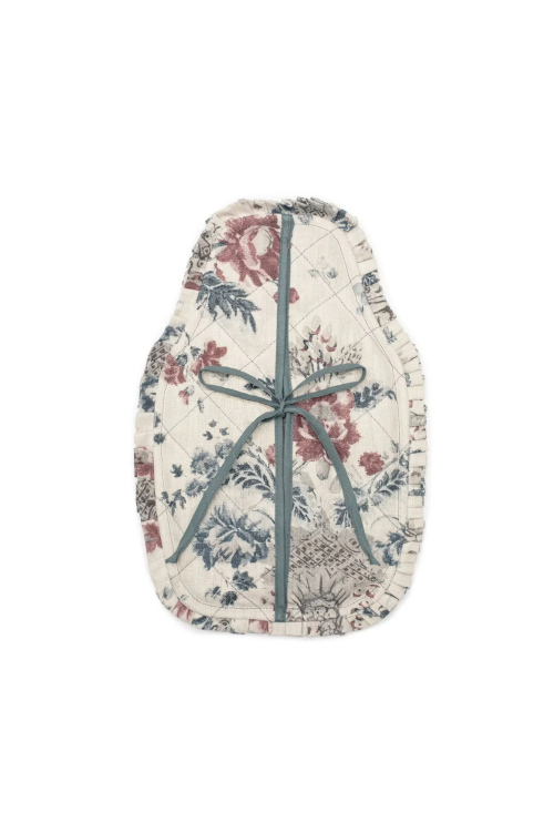 Floral hot water bottle cover