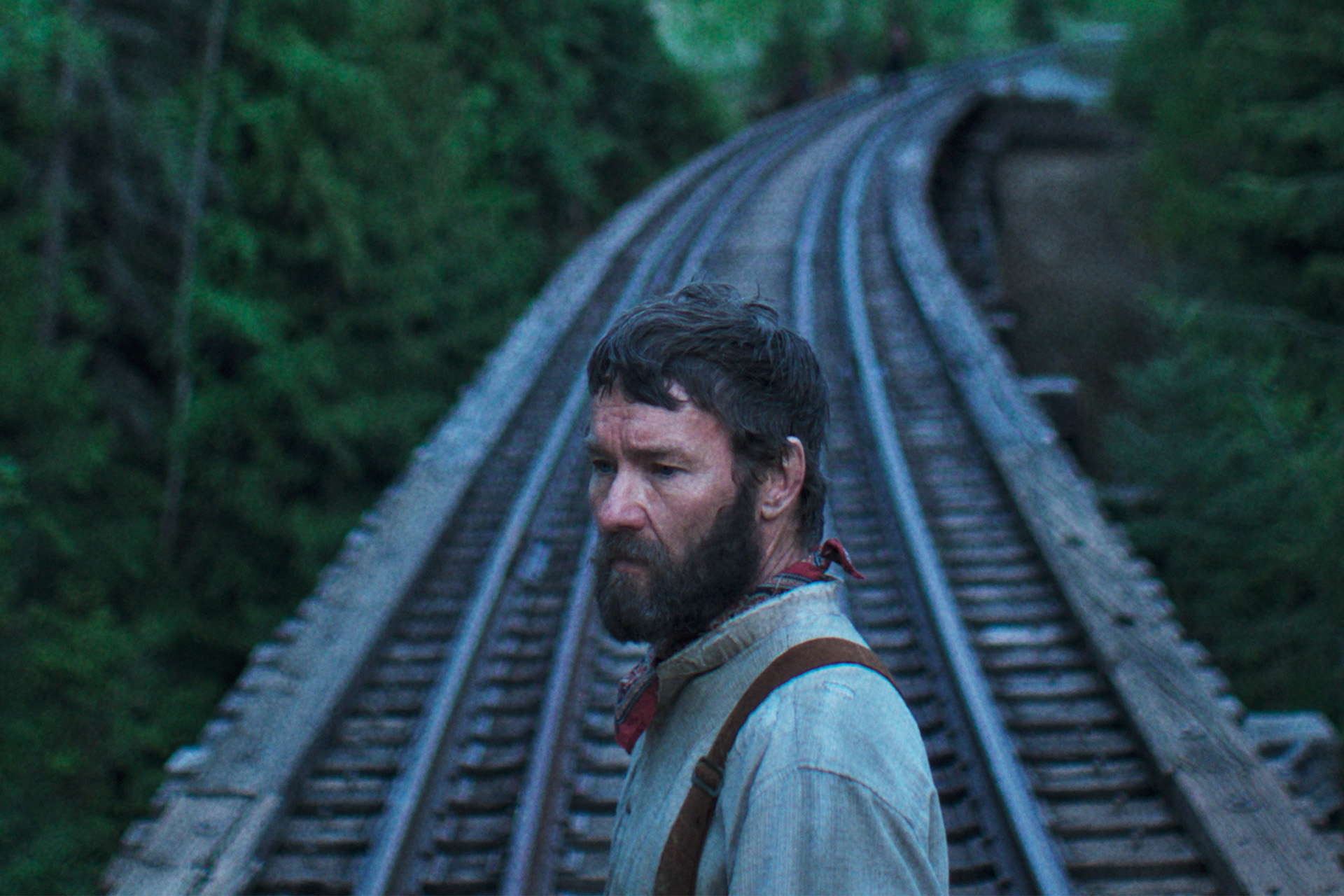 Joel Edgerton as Robert Grainier in Train Dreams