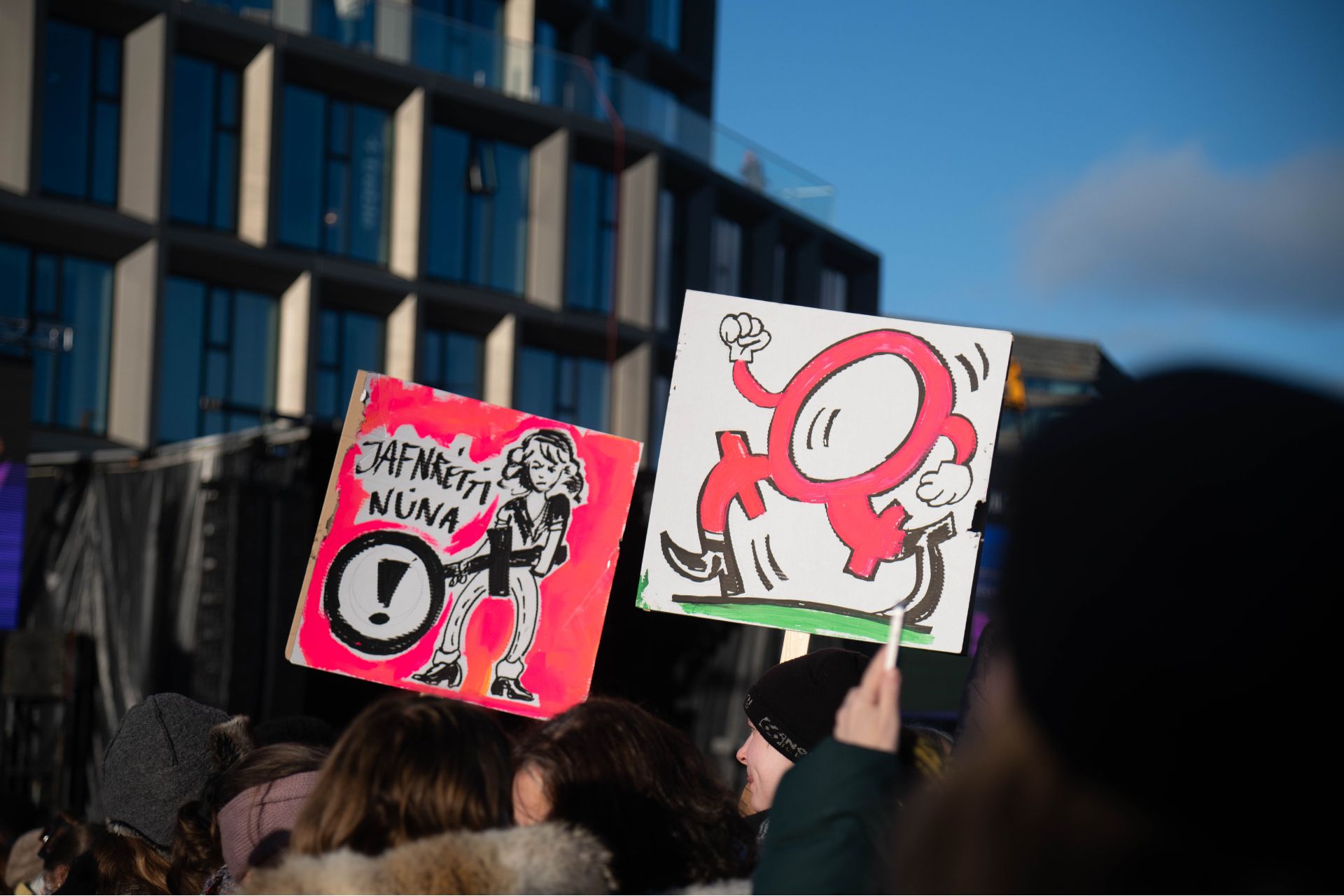 iceland gender equality protest