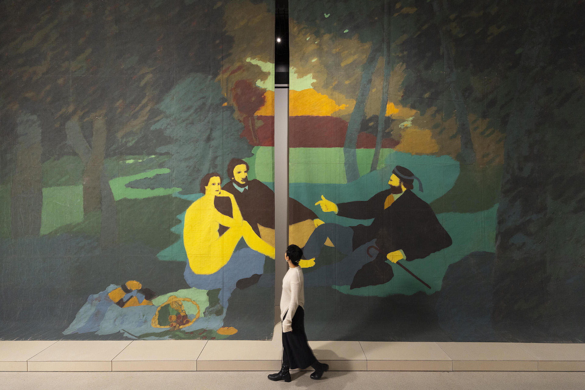 Beatriz González. Telón de la móvil y cambiante naturaleza (Backdrop of a Moving and Changing Nature), 1978