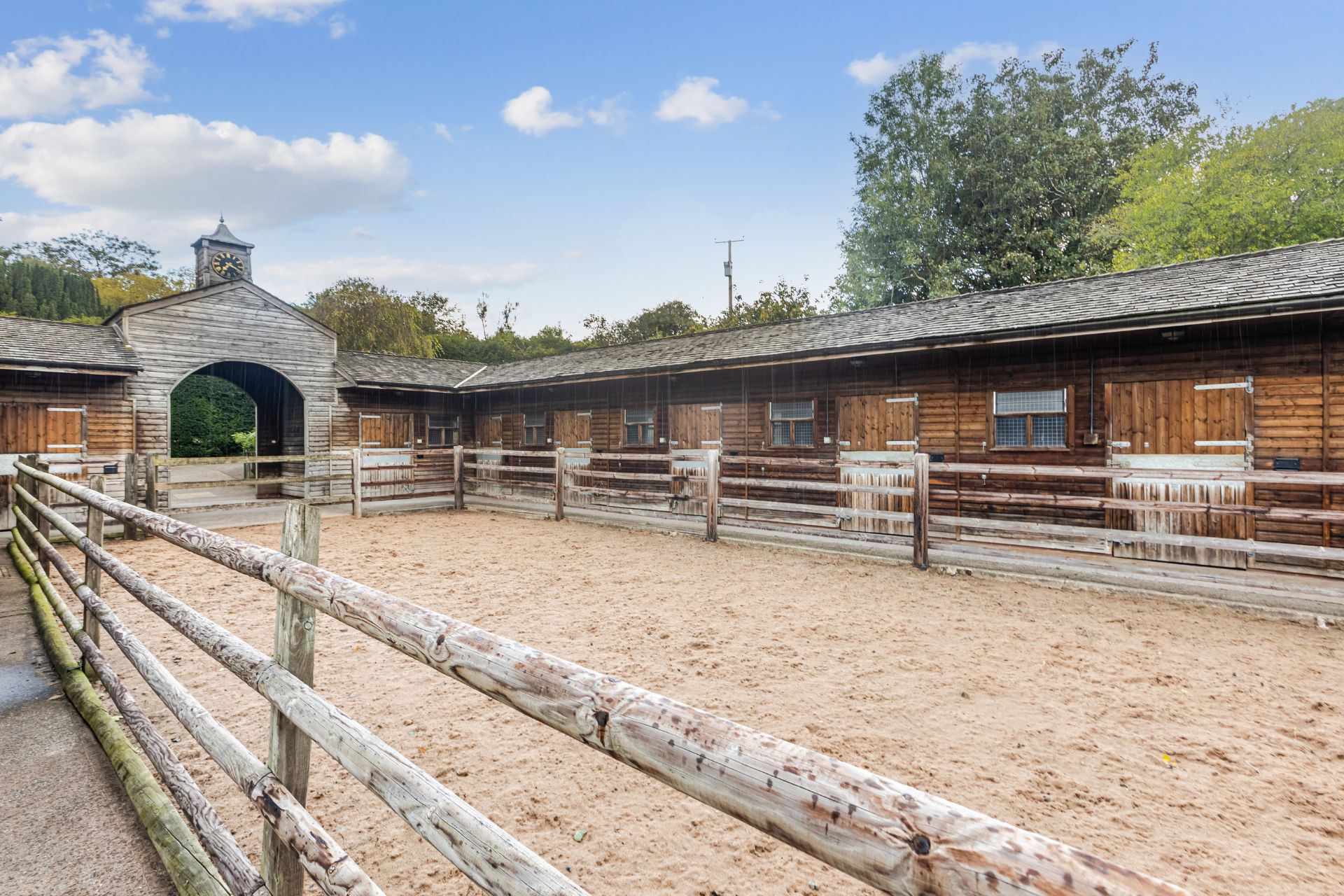 horse paddock halsdon house