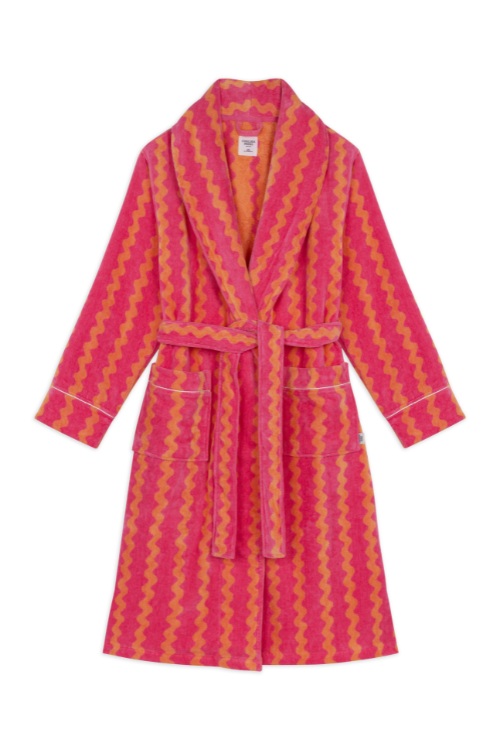 Pink dressing gown